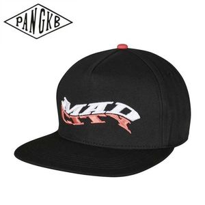 Snapbacks pangkb markası Mad City Snapback şapka toptancıları işlemeli bayan erkek sporları yetişkin açık hava güneş beyzbol kapağı gorras 0105