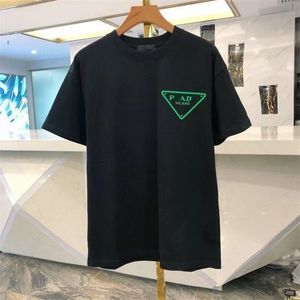 PRAMen's Tasarım T-shirt İlkbahar Yaz Renkli Kol T-shirt Tatil Kısa Kollu Günlük Harf Baskı Büyük Üst Beden Aralığı XS-5XLKL