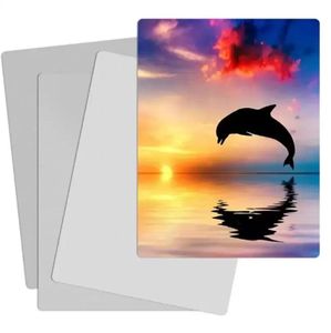 Sublimation Blank Aluminium Foto Panel Druck Metall Malerei Sublimate Blatt Disc Foto DIY Rahmen 20x30 cm GG01