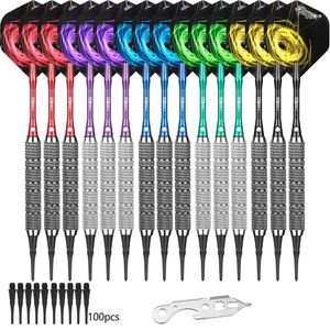 Darts Cyeelife 18G Soft Darts Tip Plastic Darts Высококачественные профессиональные семейные развлекательные игры 15шт 0106