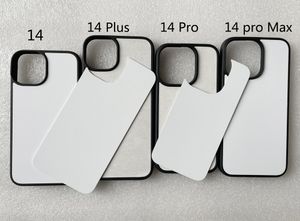 Для iPhone 14 Pro Max Sublimation Print Case с пустой металлической алюминиевой тарелкой 100 кусочков