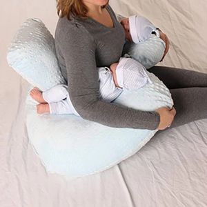 Yastıklar Bebek Çıkarılabilir Hemşirelik Pedi İkizler için Yumuşak Yumuşak Anti Süt Yastığı Çok Fonksiyonlu Emzirme 230106