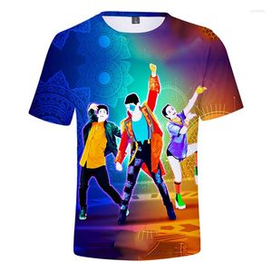 Erkek Tişörtleri Moda Spor Hip Hop Dansı 3D Kostüm Erkek Kadın T-Shirt Sweatshirts Kısa Kollu O yaka T-Shirt Tee Shirt