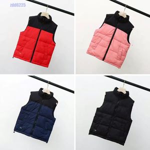 Tasarımcı Gilet Kids Kuzey Ceketler Down Ceket Yelekler Üst Isı Delek Tasarımı Bebek Bodywarmer Puffer Yüz Ceket Kadın Dış Giyim Moda Kış Kolu 2023