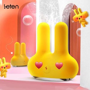 Предметы красоты Leten Rabbit Vibrator Clitoris стимулятор G-точка вибрирующие яйцо влагалища массаж соски Сексуальные игрушки для женщины мастурбация