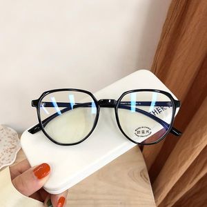 Güneş gözlükleri TR90 Bilgisayar Gözlükleri Kadın Mavi Filtre Lensleri Anti Gözlük UV Peri Peri Peri Tur Yuvarlak Gözlükler Çerçeve Reçetesiz Bri