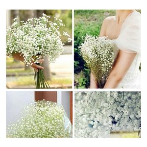 Dekoratif Çiçek Çelenk Toptan 10 PCS/LOT BEOUDIF GYPSOPHILA Yapay Sahte İpek Bebek Nefes Tesisi Ev Düğün Süslemeleri Otsyf