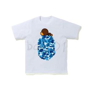 Мужская модная брендовая футболка Мужская женская повседневная футболка с цветным принтом High Street Размер одежды M-2XL
