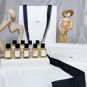 Paris Marka Parfüm 10ml 9 Parça Set Eau De Parfum Nötr Koku Uzun Ömürlü İyi Koku EDP Erkek Kadın Seyahat Sprey 9'u 1 Arada Köln Numune Hediye Kutusu Kiti