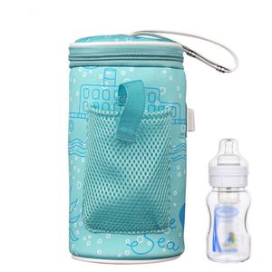 Aquecedores de garrafas esterilizadores USB Milk Water Aquexer Travel Scão isolado Bolsa portátil Aquecedor de enfermagem Baby Feed Supplies for Outdoor 230111