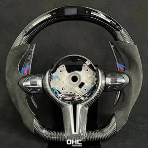 Светодиодное рулевое колесо углеродного волокна для BMW F20 F22 F23 F45 M Sports F30 F31 F32 F33 F36 F87 M2 F80 M3 F82 F83 F15 F34