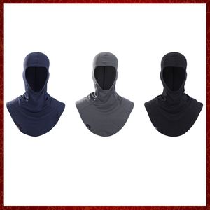 MZZ76 Motosiklet Yüz Maskesi Balaclava Motosiklet Boyun Boyun Polar Kapaklar Scarf Rüzgar Geçirmez Moto Maske Şapka Şapka Kara