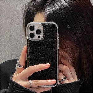 Specile Unique Pu Leather Simple - это классические чехлы для iPhone 14 Pro Max 14plus 13promax 12 11 XS XSMAX 7 8 Plus Cover Apple iPhone Cool Hard Case Electraptated Color