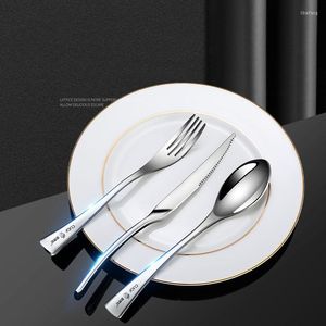 Set di stoviglie Set di posate da portata di design Utensili da cucina classici di alta qualità Zuppa di caffè Regalo di lusso Talheres Giardino domestico OA50DS