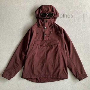 Cp Men Shell Pullover Goggle Jacket Casual Autunno e Inverno Plus Velvet Coat Company Klaq 2 C41M