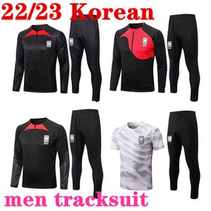 2022 Güney Futbol Jersey Koreli eşofman oğlu Hwang Kim Hwang Lee Jeong Sung Lee Kwon 22 23 Jersey Futbol Palto Uzun Kollu Pantolon Ceket Eğitim Takım Spor giyim