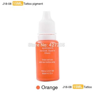 Dövme mürekkepleri toptan kalıcı makyaj mürekkep kaş seti dudak mikroblading pigment profesyonel bir levre turuncu 1/2oz 15ml 3pcs dr dh8f2