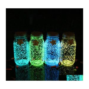 Украшение вечеринки 10G DIY Glow Gravel Decor Decor Cosmetology Noctilucent Sand Fish Tank Аквариумные