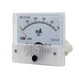 CHHUA 85C1 AMMERECE DC AMP Metre Göstergesi 30MA50MA100MA200MA Analog Panel Elektrik Testi Milliammetre Mevcut Test Cihazı