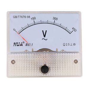 Analog Volt Metre Göstergesi AC Voltmetre Voltajı 85L1 Panel 5V10V15V20V30V50V100V250V300V500V Test Cihazı