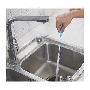 Temizleme Fırçaları 71cm Esnek Fırça Lavabo Taşma Tahliye Unblocker Temiz Mutfak Araçları Çelik Banyo Duş Ep epilasyon Del Dh65B