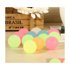 Party Favor 100Pcs High Bounce Rubber Ball Luminous Small Bouncy Pinata Fillers Kids Toy Bag Glow In The Dark Drop Delivery Home Gar Dht6B