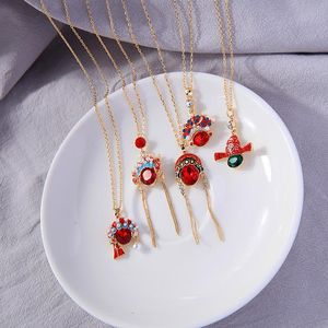 Подвесные ожерелья Прибытие модное этническое ожерелье для женщин Эмали из многоцвета в пекин