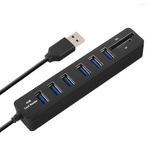 Hub 3/6 Port Expander Adapter USB 3.0 Multi Splitter 2.0 Hab 3 Multiple For PC Computer Accessories