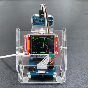 Mini Radar Scanning Ultrasonic Detection Robot LCD Screen Open Source DIY Kit For Arduino