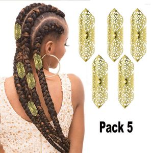 Saç Takı 5x Norse Viking Dilgi Metal Boncuk Dreadlock Ring Wig Tüp Örgü Pin Set Biker Boho Kadın Aksesuarlar Hediye