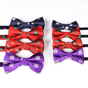 Bow Ties Matagorda Erkekler Kravat Çocuk Kravat Çocuk Bowtie Ebeveyn-Çocuk Boyalı Jacquard yaka Noel Hediyesi Çocuk için