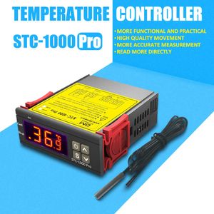 Новый AC 110V 220V STC-1000 Цифровой контроллер Термостат Термостат Терморегулятор Инкубаторный реле Светодиод 10A Охлаждение отопления