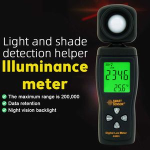 AS803 Palmare Digital Lux Meter Luminanza Tester Luce 1-200000 Strumenti Fotometro Spettrometro Actinometer