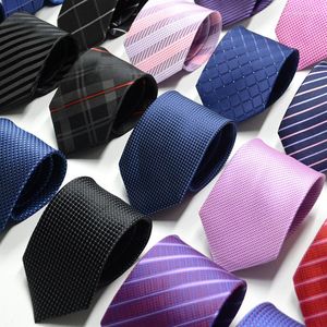 Bow Ties Men's Solid Color Stripe Flower Floral Jacquard Necktie Accessories Daily Wear Cravat Wedding Party Gift High Quality