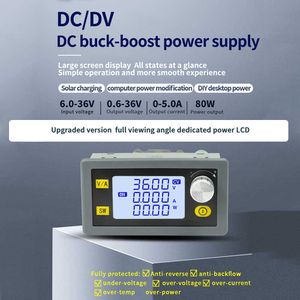 DC 0.6-36V 5A CNC Buck Boost Converter CC CV Güç Kaynağı Modülü Ayarlanabilir Düzenlenmiş Güneş Şarjı 12V