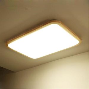 Luzes de teto quadrado nórdico quadrado simples moderno lampagem retangular lâmpada japonesa sala de estar quarto sólido