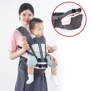 Porta-mochilas Slings Born Baby Carrier Canguru Toddler Sling Wrap Portátil Infantil Hipseat Macio Respirável Ajustável Hip Seat 0-36