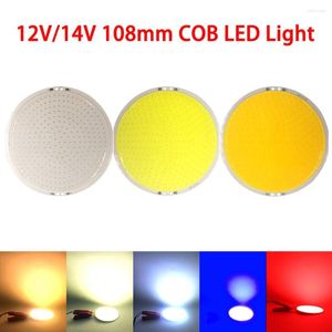 12V/14V 108mm COB COB LED Işık Araba Aydınlatma Evi Lamba Dekor Barları Ampul Soğuk Beyaz/Sıcak Beyaz/Doğal Beyaz/Mavi/Kırmızı