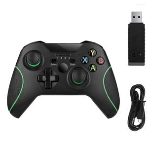 Игровые контроллеры 2.4G Беспроводной контроллер двойной вибрационный геймпад замена джойстика для Xbox One PS3 PC ноутбук