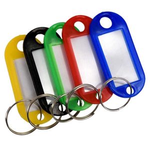 High Quality 10 Colour lanyard for keys Card Badge Key Holder chain Organizer Luggage ID Label rings Name Cards