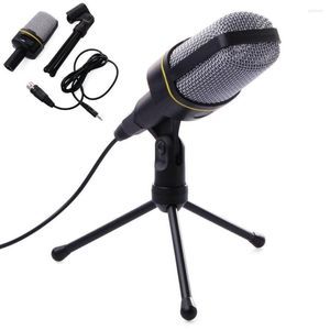 Микрофоны 3,5 мм заглушка и воспроизведение SF-920 Multimedia Microphone Sing Studio (Black)