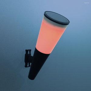 Gece Işıkları CE ROHS LED IŞIK RGB Güneş Otomatik Sensör Açık Avlu Su Geçirmez Duvar Noel Dekorasyon Aydınlatma
