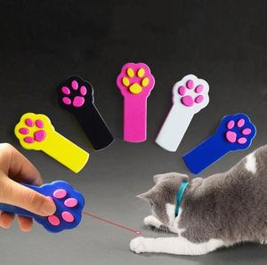 Ups komik kedi pençe kirişi lazer-toy interaktif otomatik kırmızı lazer işaretçi egzersiz oyuncak evcil hayvan malzemeleri kedileri mutlu