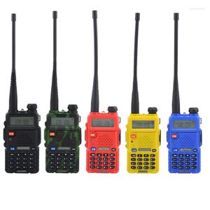 Walkie Talkie Baofeng Interphone UV-5R Двухсторонний радио VHF / UHF 136-174 МГц и 400-520 МГц портативный FM-трансивер с наушниками