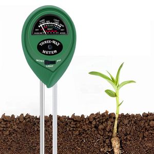 Bahçe Malzemeleri Toprak Test Cihazı 3-1 arada Bitki Nem Metre Işık PH Monitör Dedektörü Ev Bahçe Çim Çiftliği Kapalı Açık Kullanım XBJK2301