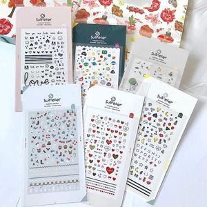 Hediye Sargısı Toptan Suatelier Tırnak Etiketleri Scrapbooking DIY Diary Journal Sticker Korea Po Dekorasyon Aksesuarları Zanaat Malzemeleri
