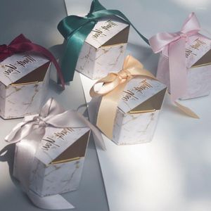 Hediye Sargısı 50/100 PCS Yaratıcı Maybling Style Candy Boxes Düğün iyilikleri Parti Malzemeleri Bebek Duş Teşekkür Kutusu