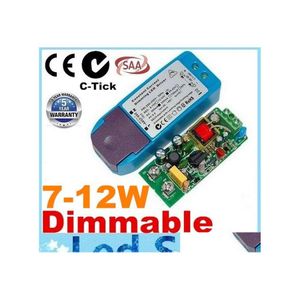 Трансформаторы освещения для светодиодного 100 CTICK SAA Сертификация Dimmable Dimmable Dimplable 712W 300MA Power Pivess AC 200250V/90140V ДОСТАВКА LI OTJPX