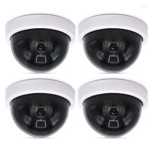 PCS Kukla Güvenlik CCTV Dome Kamera ile Yanıp Sönen Kırmızı LED Işık Çıkartma Çıkartmaları GDEALS