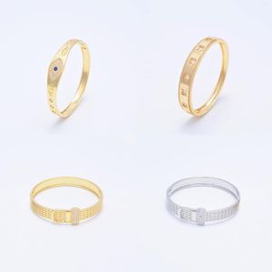 Bangle Bangles for Women Demon Eye Charm Jewelry Brass Accessories